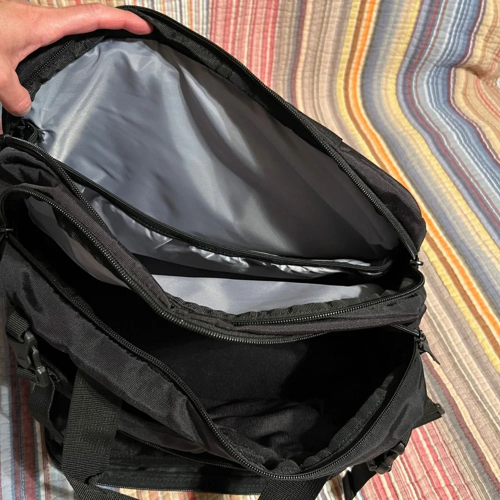 Adidas Black‎ Messenger Bag Laptop Briefcase Shoulder Travel Work Gym